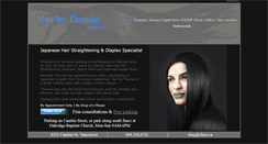 Desktop Screenshot of hairbythomas.com