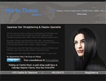 Tablet Screenshot of hairbythomas.com